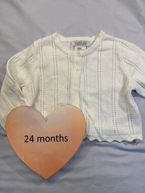 Rachel Zoe - 2T - Ivory Knit Sweater Cardigan